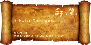 Szkala Marianna névjegykártya